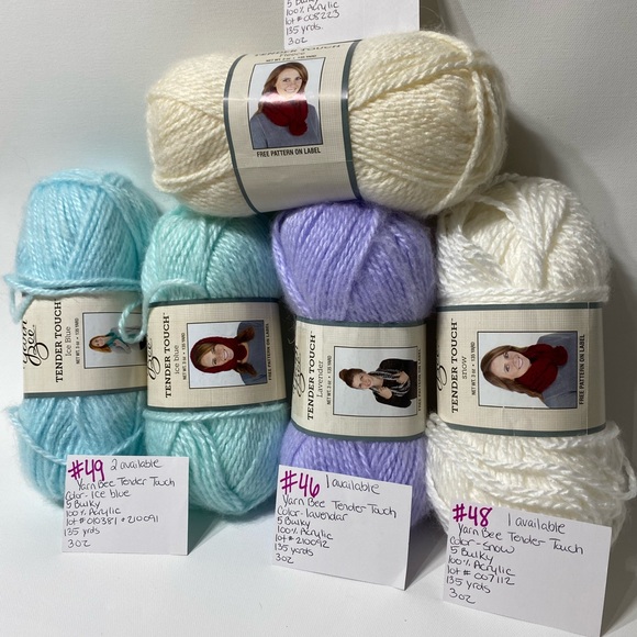 Hobby Lobby Other Bundle Of 5 Yarn Bee Tender Touch From Hobby